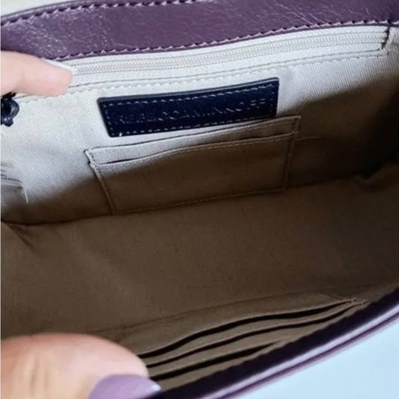 Rebecca Minkoff Chevron Quilted Love
Crossbody with Chain Inset | Currant NWT - Picture 10 of 15